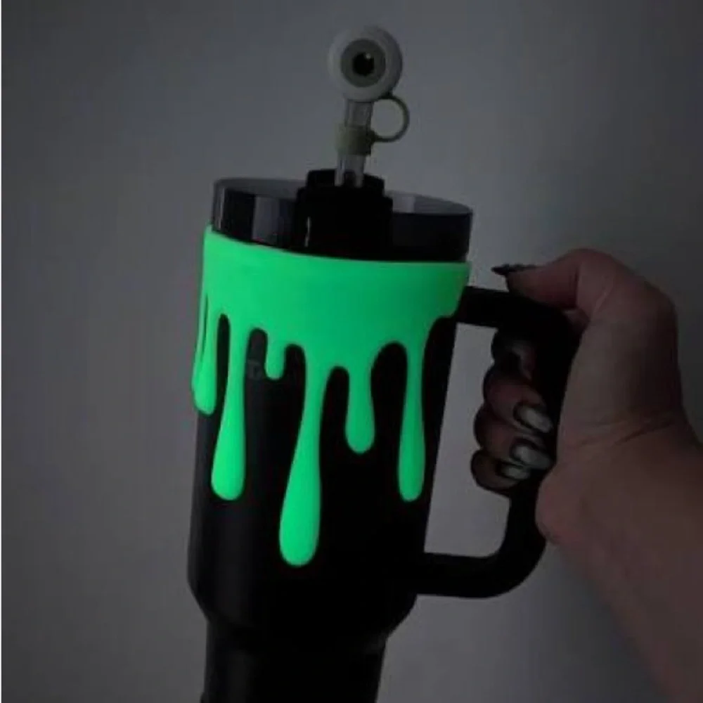 FREE with $50 Purchase - Viral Glow in the Dark 40oz Tumbler Slime Sleeve